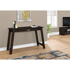 Monarch Specialties 7190 42" Computer Desk - Espresso With A Storage Drawer-Features a spacious 42 L desktop and a convenient closed storage drawer with a sleek silver handle