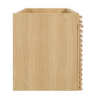 Modway Render 48" Single Sink Compatible Bathroom Vanity Cabinet - Oak-Sink Basin Not Included