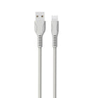 Basic Tech 3ft Lightning Cable - Grey-Braided for extra Durability