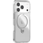Torras Ostand Q3 Spin Case for iPhone 17 Pro - Clear-18N Mighty Magnetic Power. Built-in strong MegaMag magnets. Fast, uninterrupted wireless experience.