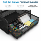 ShoppingAll Mesh Desk Organizer with 9 Compartments-6