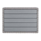 Modway Conway 45" Outdoor Patio Wicker Rattan Coffee Table - Light Grey-8