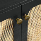 Modway Chaucer 69.5" Sideboard - Black-Shelf Weight Capacity: 44 lbs.