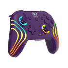 Turtle Beach Afterglow Wave Wireless RGB Gaming Controller for Nintendo Switch 2 - Purple-Eight RGB zones with four pre-set modes for dynamic lighting combinations 