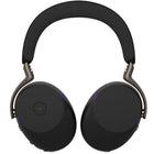 Jabra Evolve3 85 MS USB-A - Black-The headset supports USB‑A connectivity through the included adapter for direct computer use