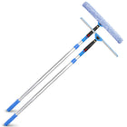 Gritt Commercial Pro Window Washing Cleaning Kit - 18" Squeegee - 18" Washer - 6' Telescopic Pole-Blade Length: 18 Inches