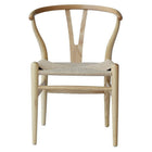 Wishbone AP6108N Accent Chair, Natural-Size: 22"D x 20"W x 30.5"H x 17" Seat height