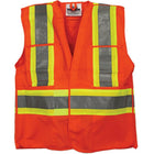 Viking High Visibilty Safety Vest, Orange, SEJ804, 4 Pack-Orange