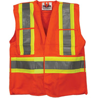 Viking High Visibilty Safety Vest, Orange, SEJ804, 4 Pack-Orange