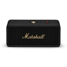 Marshall Emberton III - Portable Waterproof Bluetooth Speaker - Black and Brass-Emberton III features Marshall signature sound with Dynamic Loudness that adjusts the tonal balance of the audio to ensure your music sounds brilliant at every volume