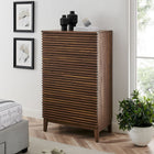 Modway Render 5-Drawer Chest - Walnut-Wood Grain Laminate