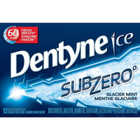 Dentyne Ice Subzero Glacier Gum - 12 Pieces-Bold, icy flavour