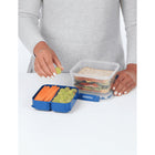 Sistema Square Stax To Go Food Container - 1.15 L -Includes 1 x 1.15 L food storage container
