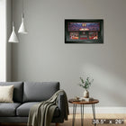 Toronto Raptors Scotiabank Arena Panorama with "the Shot" Collage - Framed Print - 38" x 26"-Ready to hang - arrives fully assembled