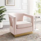 Modway Frolick Performance Velvet Armchair - Pink-Performance Velvet Upholstery