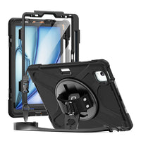 CODi Rugged Case for iPad Air 11" (M2, M3, M4), iPad Pro 11" (4th, 3rd, 2nd, 1st Generation), iPad Air 10.9" (5th, 4th Generation) with Integrated Screen Protector-3-part design