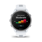 Garmin Forerunner 170 Music Smartwatch - Whitestone with Whitestone/Cloud Blue Band-Garmin coach adaptive training plans help you achieve your event, milestone, or fitness goals with training plans ranging from beginner-friendly run-walk sessions to intense experienced-level workouts that adapt daily based on your recovery and health metrics