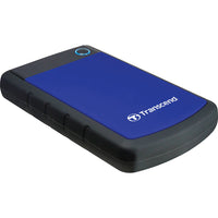 Transcend StoreJet TS2TSJ25H3B 2.5" External SATA USB 3.0 Portable Rugged Hard Drive - 2 TB - Blue-2.5" External Hard Drive, Navy Blue, 2TB