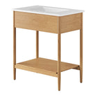 Modway Zaire 30" Bathroom Vanity - Natural/White-Wood Grain Veneer