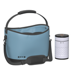 RovR KeepR Drink Carrier with Ice Bucket and Shoulder Strap - Coral-New removable padded shoulder strap lets you comfortably carry heavy loads hands-free