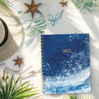 Blueline 17 Months Weekly/Monthly Planner - August to Dec - 9-1/4" H x 7"-1/4" W - Celestial Design - English-Contacts section