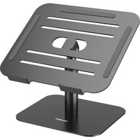 Fellowes Alumia Desk Based Laptop Stand - Black-15cm of easy height adjustment (15 – 30cm) to ensure correct ergonomic posture