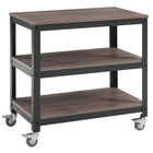 Modway Vivify Tiered Serving Stand - Grey Walnut-Industrial Modern Tiered Serving Stand