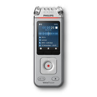 Philips VoiceTracer DVT4115 Digital Stereo Voice Recorder - Silver/Chrome-Three high-fidelity microphones for best-in-class audio recording