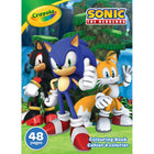 Crayola Colouring Book - 48 Pages - Sonic the Hedgehog-SONIC COLOURING BOOK: This Crayola Sonic Colouring Book features 48 pages of colouring fun