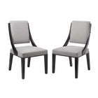 Modway Cambridge Upholstered Fabric Dining Chairs - Light Grey - 2 Pack-Modern Dining Chairs