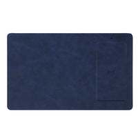 General Supply Goods + Co PU Leather Qi Charging Mouse Pad - Navy-Works with other Qi-enabled devices and accessories.