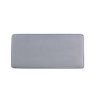 Manhattan Comfort Abigail 42.12" Mid-Century Modern Velvet Upholstered Ottoman Bench - Grey-30 Day Limited Manufacturer's Warranty