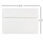 JAM Paper A9 Invitation Envelopes, 5.75 x 8.75, White, 1000 Pack (04023213B)-Perfect for greeting cards, invitations, weddings or any announcement