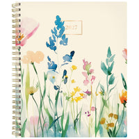 Cambridge 2027 Large Weekly/Monthly Planner - 11-¼" H x 9" W - Garden - Bilingual-12 months: January - December 2027