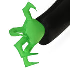 HOMCOM 9' Lit Inflatable Pumpkin Ghost Halloween Decoration-Type: Inflatable Halloween Pumpkin Ghost with Green Body and Black Clothes 