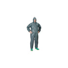 Lakeland Coverall, Hood, Pyrolon Cr/Fr, 2Mil, Wrist/Ankle, 4XL (51130-4XL)-Material: Pyrolon