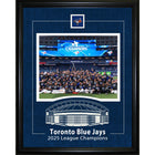 2025 ALCS Champions with Rogers Centre Etching Toronto Blue Jays - Framed Print - 16" x 20"-Premium 8x10 framed