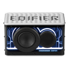 Edifier QD25 BT Hi-Res Audio Dynamic Sound 25W RMS Portable Speaker with Splendid Light and TWS Pairing - White-Bluetooth multipoint connectivity: Connect to two devices simultaneously, allowing you to effortlessly switch between sources without interrupting your listening experience