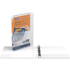 QuickFit View Binder - D Ring - 5/8" - White - 6 Pack-D Ring, 3 Rings, Non-Locking