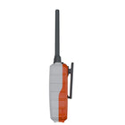 Cobra Bluebound 350 VHF Hand Held Marine Radio - White/Orange-IPX7 Waterproof for reliable maritime usage, Day/Night LCD display for easy viewing in all conditions 