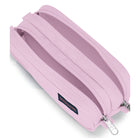 Jansport Large Accessory Pouch - 1.3 L - Pink Ice -Two compartment accessory pouch is perfect to carry pens and pencils on one side and power cords on the other
