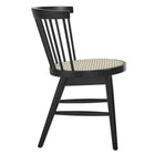 Modway Lykke Curved Spindle Back Dining Chairs - Black - 2 Pack-7