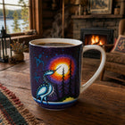 Oscardo Crane by James Jacko Porcelain Mug - 485ml-Includes Gift Box - Specially designed box with artist’s profile and artwork story