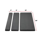 WeatherTech Garage Wall Protector - 6" x 24"-The largest size is recommended for front-of-vehicle protection. It features a subtle pattern that’s easy to wipe down to clean.