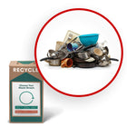 TerraCycle Kitchen Gear - Zero Waste Box - Small-Recycle any non-electronic appliance used for preserving, preparing, or serving food. This includes utensils, cups, mugs, plates, bowls, pitchers, trays, non-electric can openers, bottle openers, soap dispensers, Tupperware plastic food containers, cutting boards, pots, measuring tools, pans, skillets, grills, steamers, and strainers.