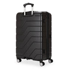 Travelpro Odyssey 28" Large Check-In Hardside Luggage - Spinner - Black-PrecisionGlide System delivers precise control and effortless roll on eight MagnaTrac self-aligning spinner wheels 