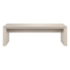 Hudson&Canal Oswin 48"W Rectangular Coffee Table - Alder White-Table is made of high-quality and durable MDF materials