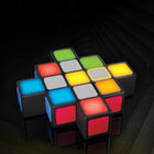 Rubik's Rush Electronic Game-Light-up sequence game: rush to complete a 3-in-a-row sequence of lines that shift from vertical & horizontal to diagonal, increasing the challenge as the game progresses, by pressing the correct tile