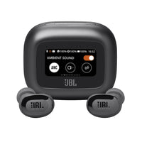 JBL Live Buds 3 True Wireless Noise Cancelling Bud-Type Earbuds - Black-The JBL Live Buds 3's 10mm dynamic drivers are powered by JBL Signature Sound. Each driver is perfectly tuned to deliver deep bass, balanced mid-range, and refined high frequencies—all at any volume level. JBL Spatial Sound makes you feel like you're at a concert as the sound comes from virtually everywhere around you