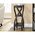 Monarch Specialties 2478 Accent Table - 32"H/Espresso-Can be used as a console table or plant stand to accentuate your favourite pieces or plant